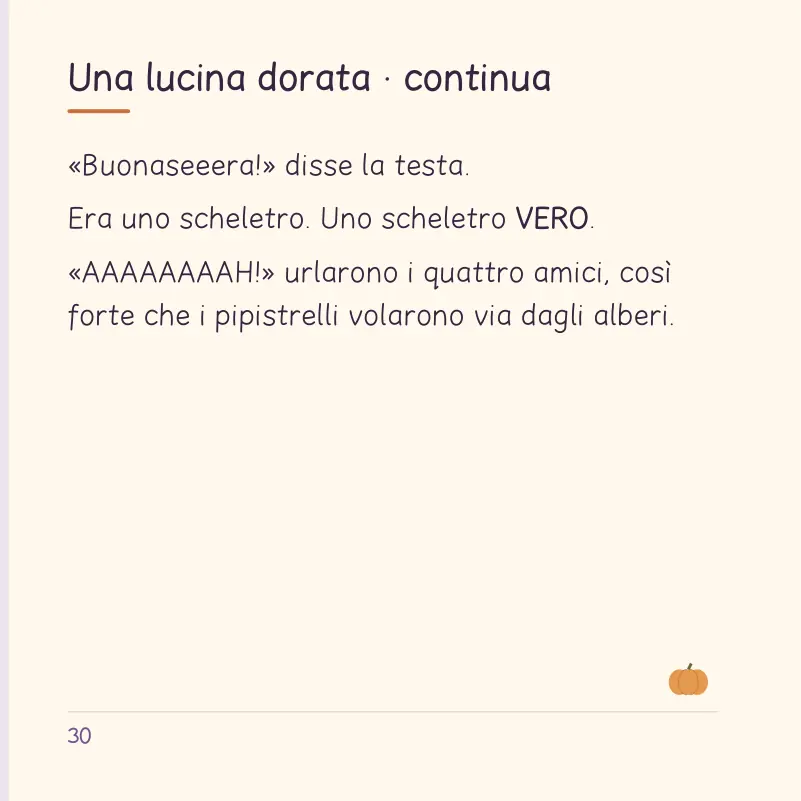 Pagina 30: Una lucina dorata